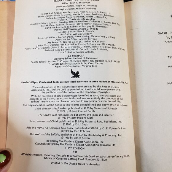 Beautiful Beige and Orange HB Vintage Readers Digest Books 2 Decor Risers - Picture 4 of 8